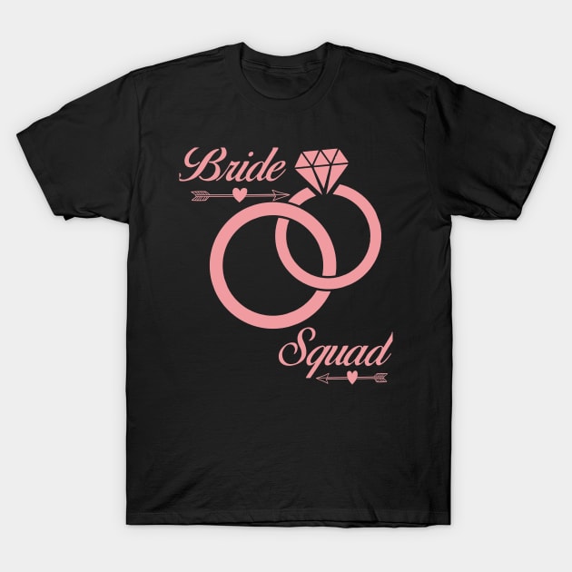 bride squad T-Shirt by Fidash7storE